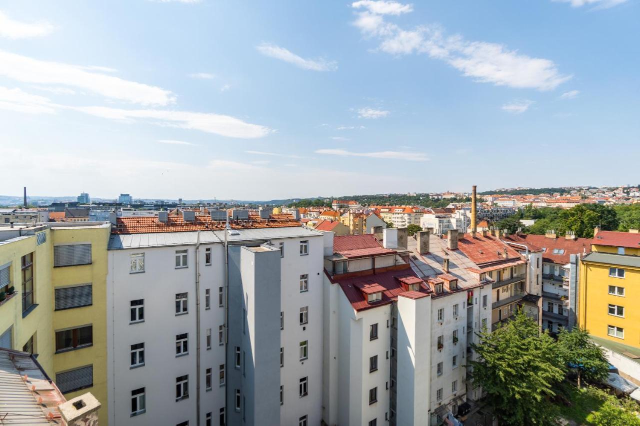Penthouse # 81 With Panoramic City View In Elite Rezidence With Free Parking Prague Exterior photo
